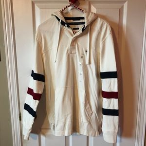 Tommy Hilfinger Men’s Long Sleeve Polo with Hood